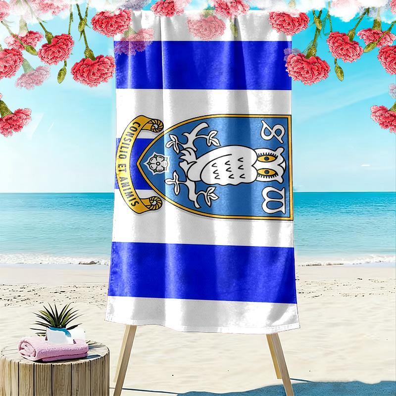 Sheffield Wednesday Print Beach Towel, Large Soft Quick Dry Towel for Beach Camping Swimming