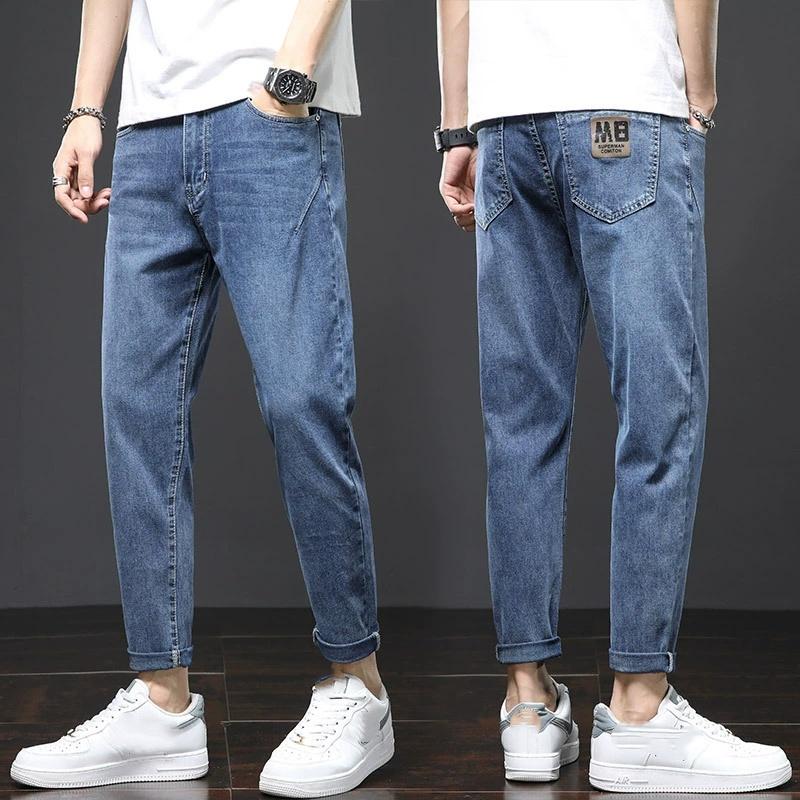 Losse Rechtvallende Oversized Denim Harlan Broek Vier Seizoenen Heren Jeans Trendy en Veelzijdig Japanse Jeans