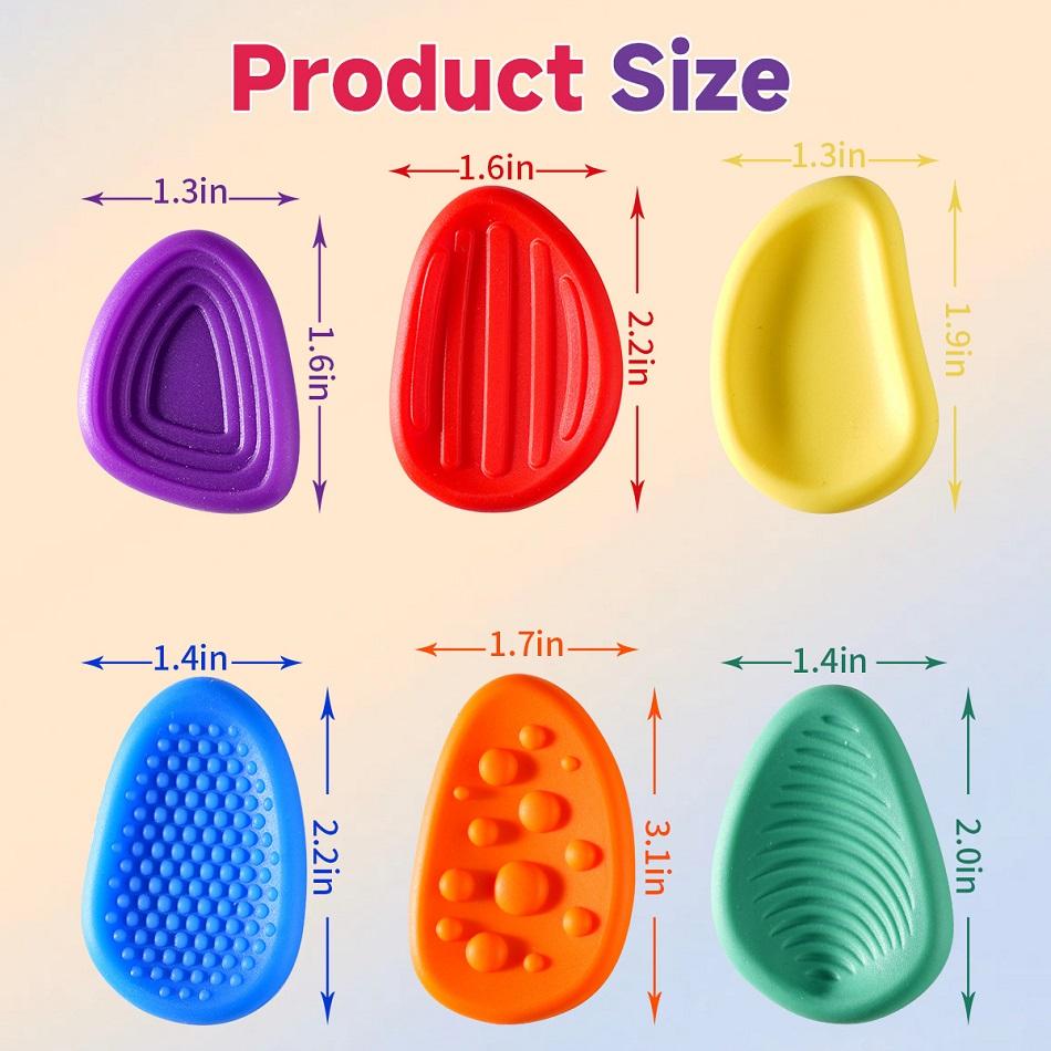 Silicone Tactile Strip Fidgeting Toys Kids  Relaxation Calming Fidgeting Plaything Adults Stress Desk Anxiety Relief Sensory Toy