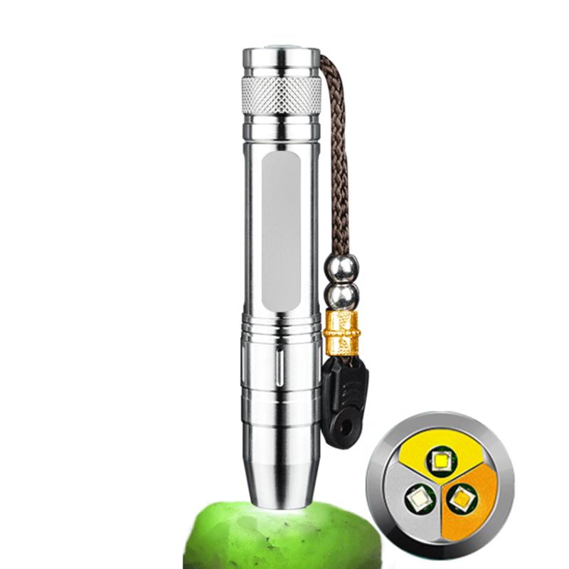 SATO SHI Triple-Light Jewelry & Jade Appraisal Flashlight