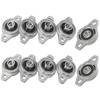 4/10PCS Kfl08 KFL000 KFL001 KFL004 KFL005 KFL08 8mm-25mm Pillow Block Rhombic Bearing Zinc Alloy Insert Linear Bearing Shaft
