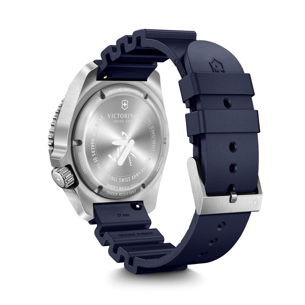 VICTORINOX DIVE PRO Automatic Watch with Stainless Steel Case Blue and Blue Rubber and a Great Men's (316L), Dial, Strap. Waterproof, Stylish, Gift.