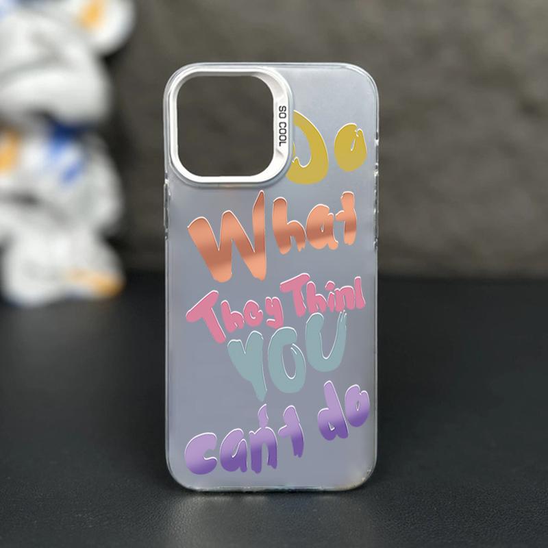

Colored English Letters Phone Case for Samsung Galaxy S26 ultra S25 S24 S23 S22 S21 Plus FE A56 A55 A54 A53 A36 A35 IMD PC Cover Galaxy S21