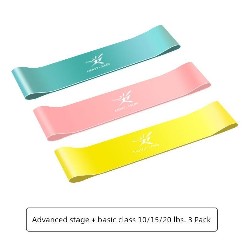 

Bandage Yoga Belt Exercise Elastic Band Tension Band Weight Loss Elastic Band Stretch Strap Arm Strength Pilates Stretch Band Elapto Ring 15/20/10 Pounds -3 Basic Edition-(