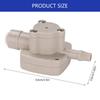 Plastic Vacuum Relief Valves with Large Flows Rate Pressure Regulator Valves Low Noise Operate for Heating Appliances