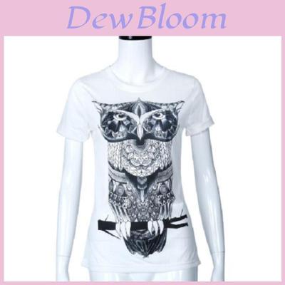 Spring Summer Womens T Shirt With 3d And Sun Print For Casual Wear