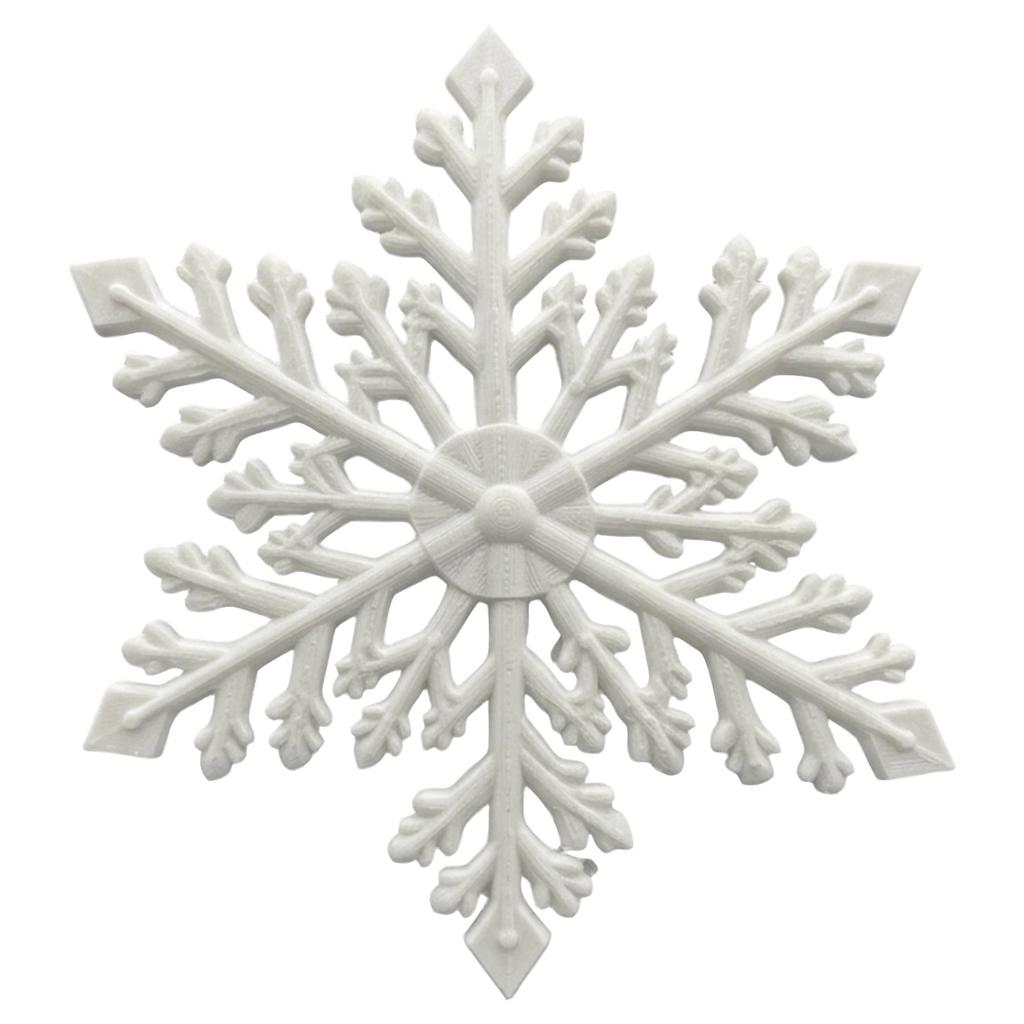 3D Printed Snowflake Fridge, Decorative Refrigerator for Kitchen Home Decor