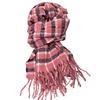 Autumn and winter new plaid scarf women's thickened imitation cashmere tassel neck protection cold versatile scarf Korean atmosphere