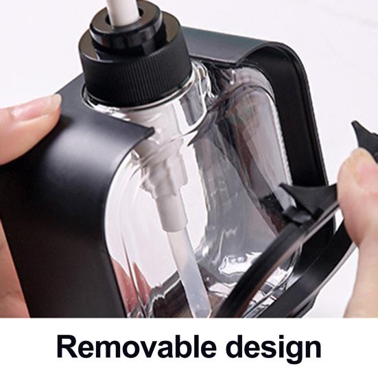 Lotion Bottle Leak-Proof Clear Design Press-down Pump Dispenser Wide-Mouth Plastic Waterproof Liquid Bottle