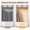 2/3Pcs Trouser Hangers with Rotatable Hooks Space-saving Foldable Design Multipurpose Skirts Scarves Storage