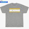 New Shirt Anchorman Ron Burgundy Logo Black/Navy/Grey Men's T-Shirt S-5XL
