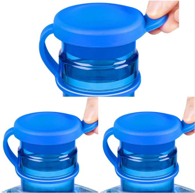5 Gallon Water Jugs Cap Non-Spill Bottle Caps with Inner Plug Durable Thick Reusable Silicone Water Bottle Cover Drinking Bucket