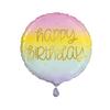 Unique Party Rainbow Happy Birthday Foil Balloon
