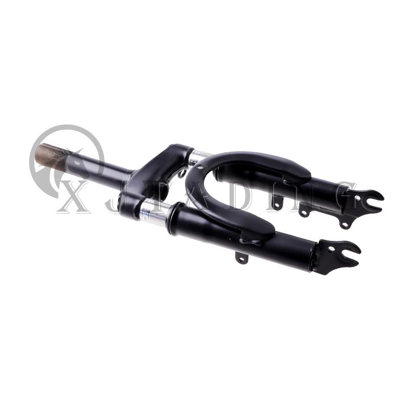 Horquilla de Suspensión Delantera de 12 Pulgadas Soporte de Acero Aleado Para Motocicleta Bicicleta MTB Patinete Eléctrico Tubo Delantero Accesorios de Amortiguación