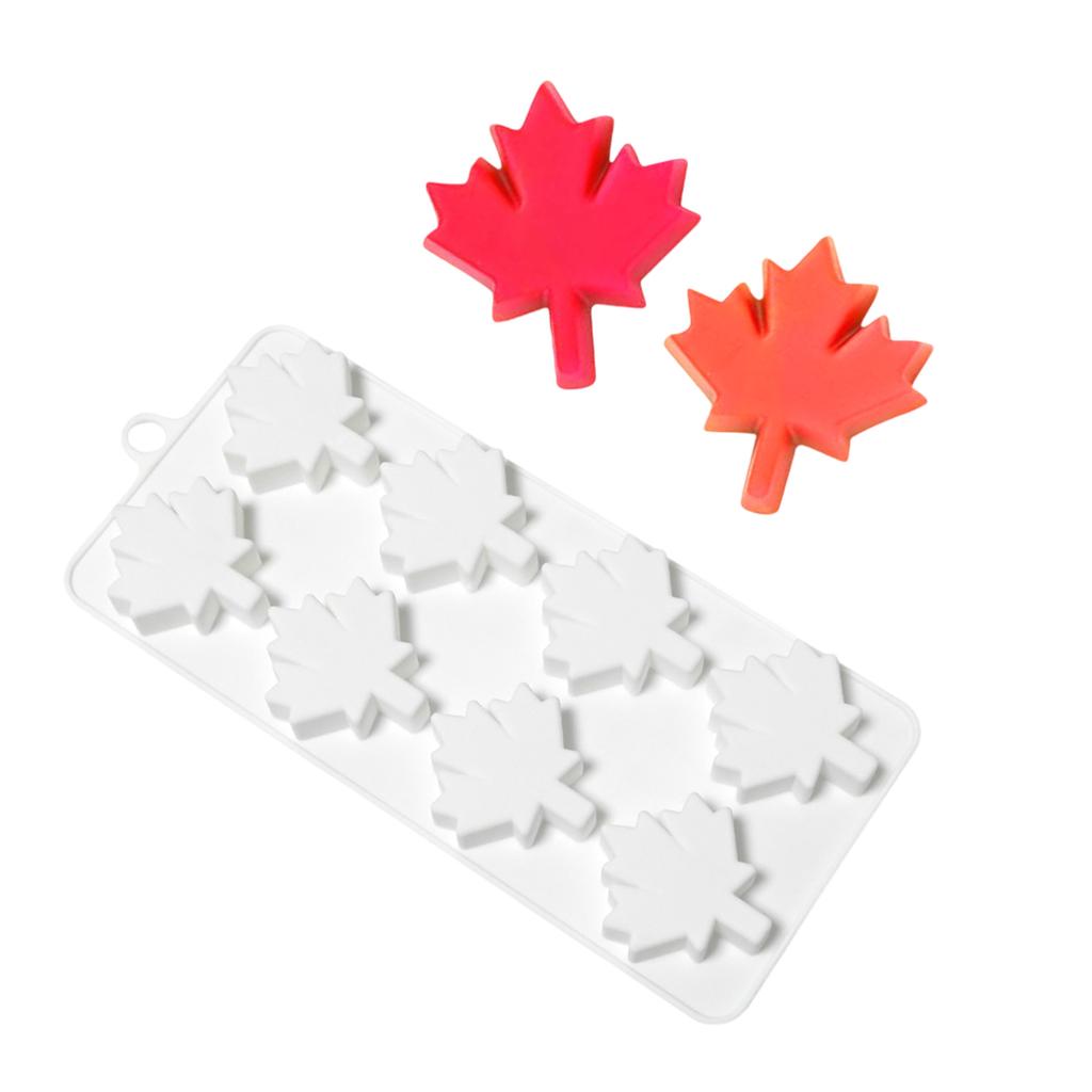 Maple Leaf Shape Silicone Molds Fondant Mousses Cake Molds Making Pastry Chocolate Molds Baking Decorating Tool Nonstick