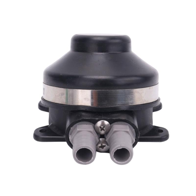 Four Hole Mounting Foot Water Pump with Plastic Body and Metal Retaining Band for Fixed Motorhome Bathroom or Boat Water-System Installation