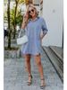 2022 European & American Women's Spring/Summer Long-Sleeve Striped Casual Shirt