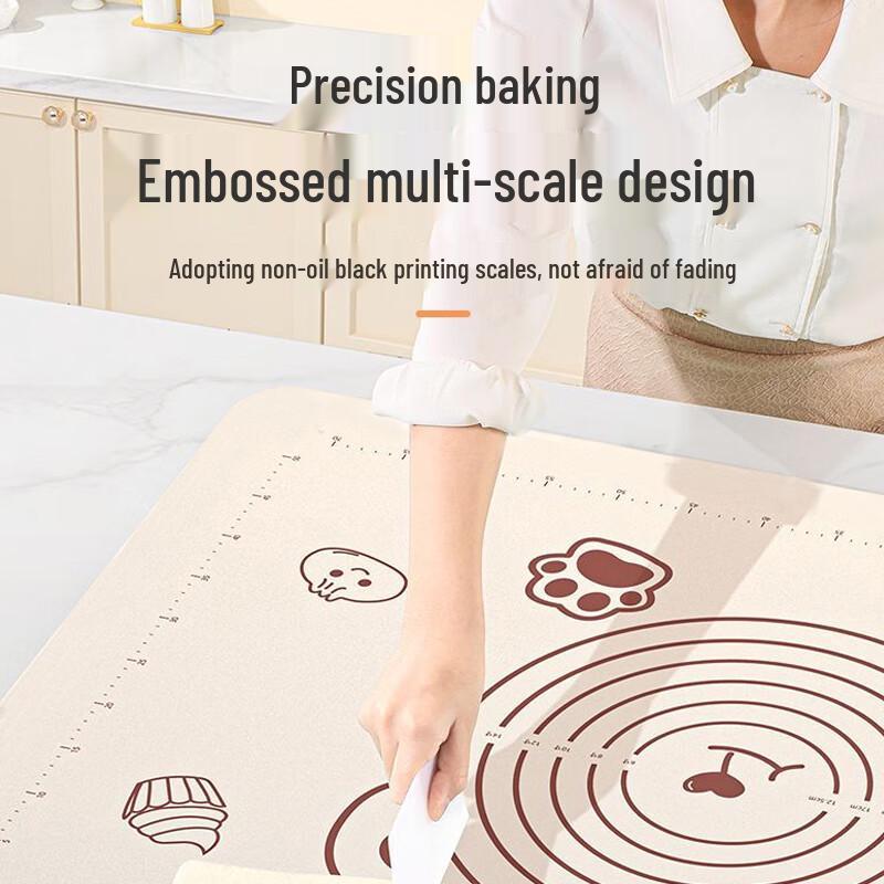 Deepuer Thickened Food Grade Silicone Dough Kneading Mat