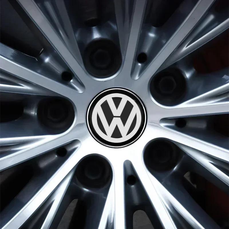 New 4PCS 60mm Repack Wheel Center Cap Logo Hub Cover Badge For Volkswagen Polo Passat B5 B6 B7 T4 T5 MK4 MK5 MK6 Tiguan Jet