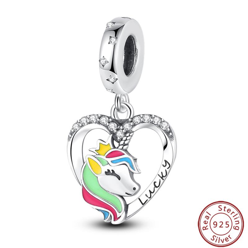 Dreamy Unicorn Series Copper Rainbow Cloud Dreamy Color Charms Beads 3Mm Diy Fine Jewelry Making