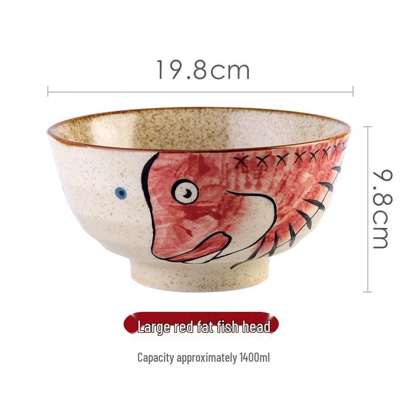 Abay Japanese Style Ceramic Noodle Bowl