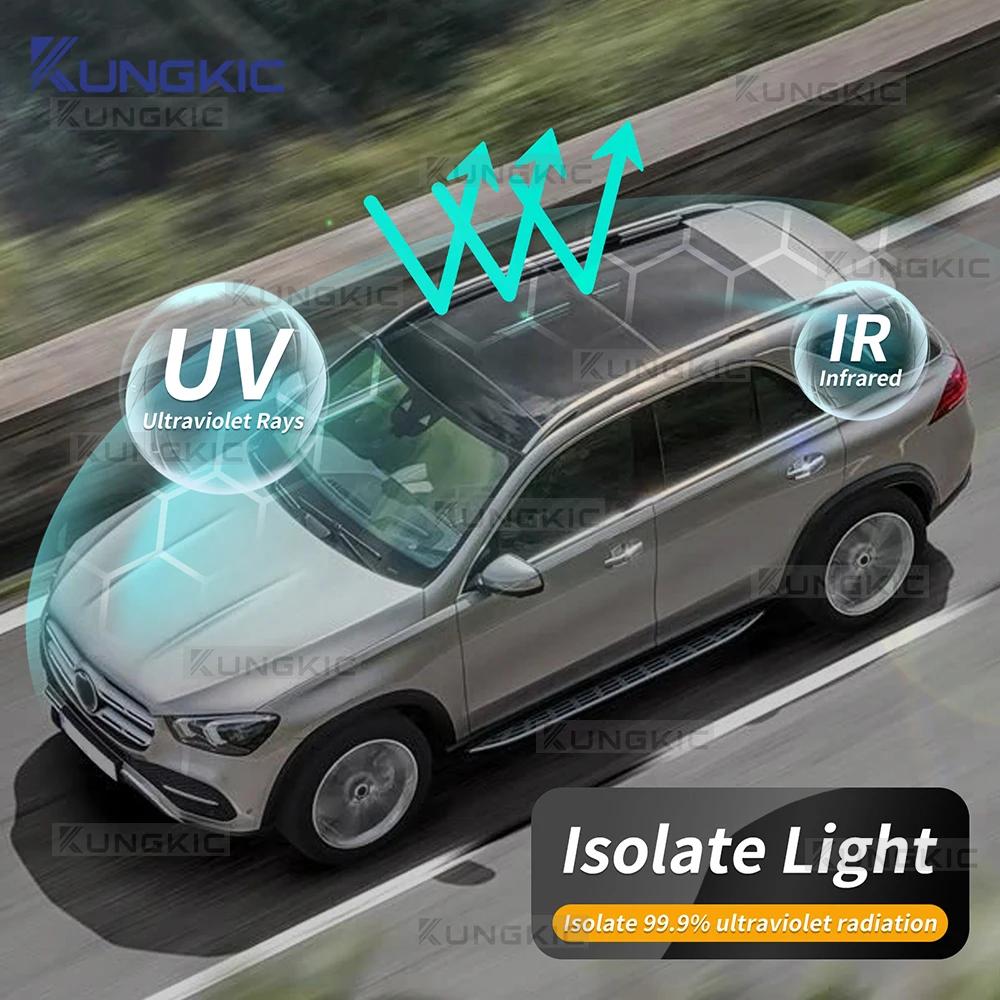 Car Window Sunroof Sticker Roof Film For Mercedes Benz GLE 2020 2021 2022 2023-2025 Ice Armor Sunshade Film Decal Modification