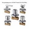 Brass Material Concealed Switch Valve Quick-open Design Angle Valve Shower Valve  Home Plumbing