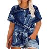 Casual Comfortable Versatile Women's Round Neck Short Sleeves Breathable Loose T-Shirts Women’s