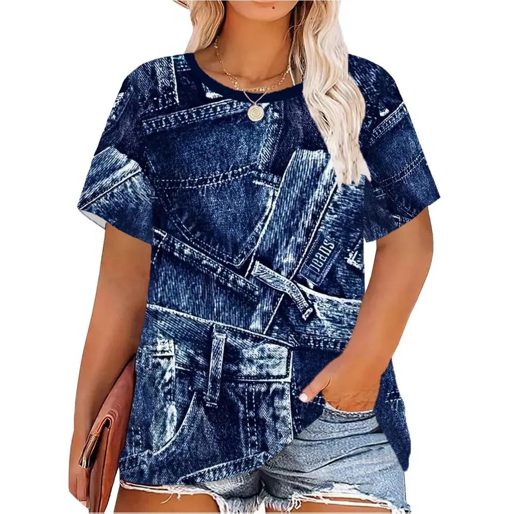 Casual Comfortable Versatile Women's Round Neck Short Sleeves Breathable Loose T-Shirts Women’s