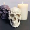 Good-Rose Skull Candle Mold DIY Chocolate Cake Handmade Halloween Decoration Mold