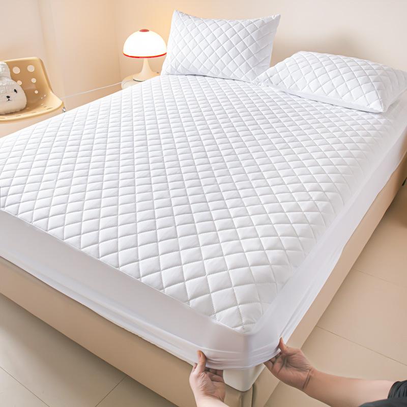 1 X Waterproof Mattress Protector - Thickened, Machine Washable, Waterproof Bedding Protector for Bedrooms, Dormitories- Pillowcase Not Included