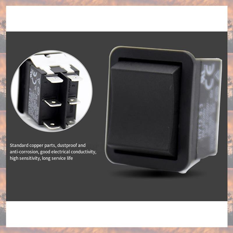 2025 Trend Rocker Switch, HY12-9-3 6Pins Industrial Electric Rocker Switch 125V/250V Pushbutton