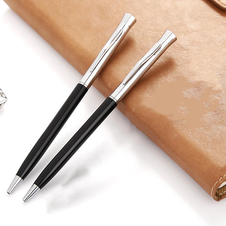

2 шт./компл., новый продукт, металлические шариковые ручки, 0,5 мм, креативная деловая ручка для подписи, ручка для письма