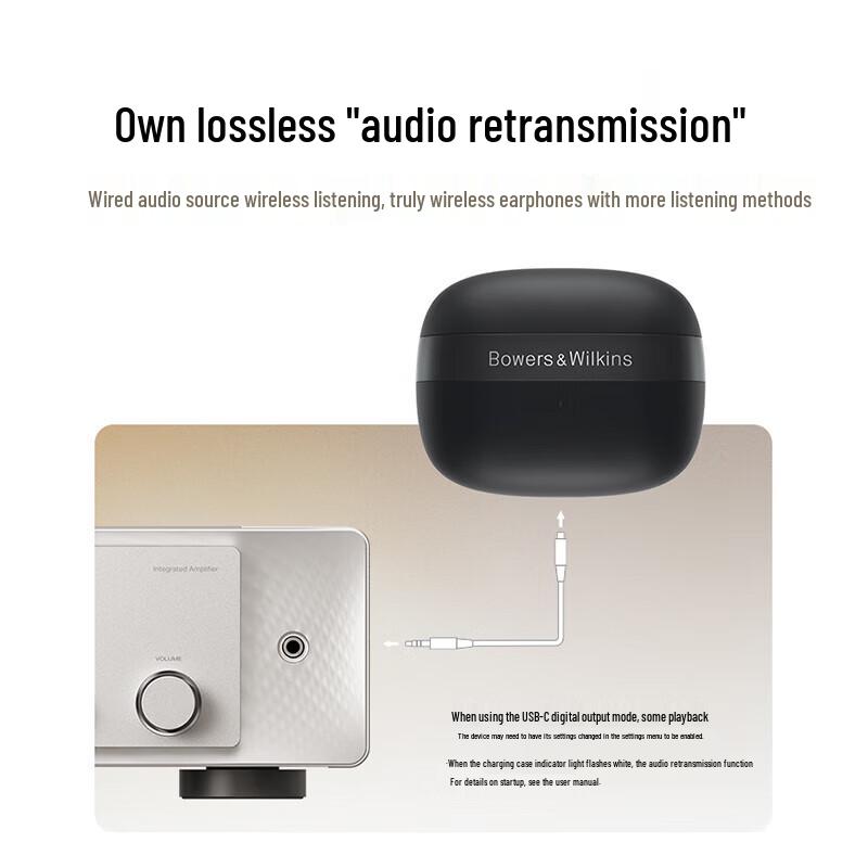 Bowers & Wilkins Pi8 True Wireless Active Noise Cancelling Earphones