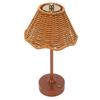 LED Vintage Rattan Table Lamp 3 Colors Cordless   Shade Desk Lamp Bedside Night Light   Brightness for Bedroom Decor