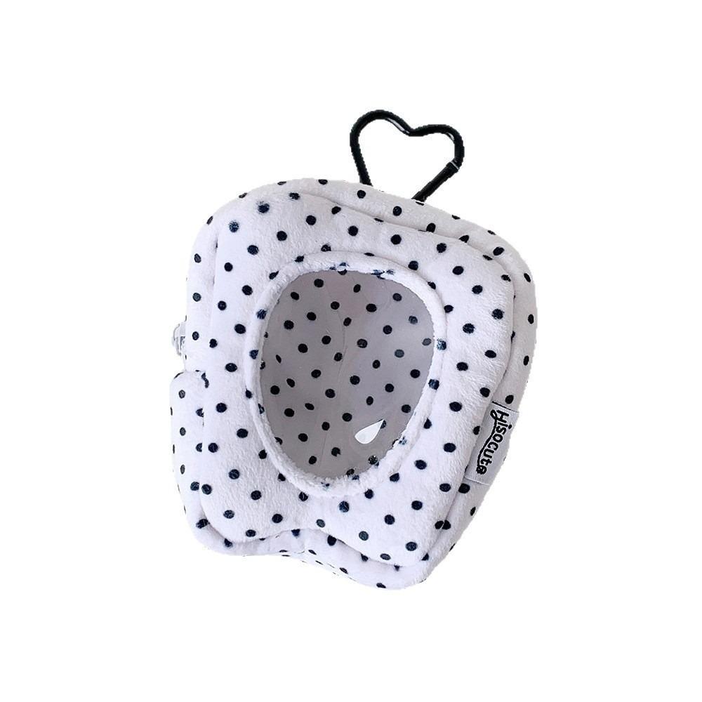 Y2k Polka Dot Coin Purse PVC Doll Protector Case Cute Doll Display Bag Girls
