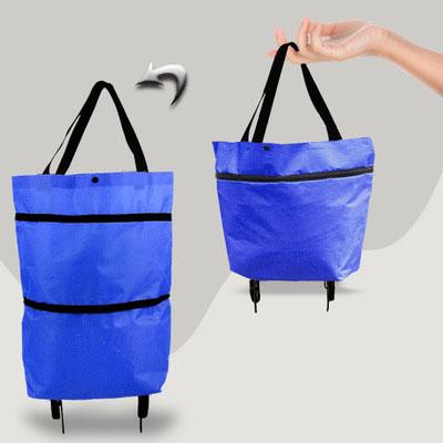 Tragbare faltbare wiederverwendbare Einkaufstaschen Kleiner Einkaufswagen Kaufen Einkaufstrolley Tasche mit Rädern Obst Gemüse Tasche Lebensmittel Organizer