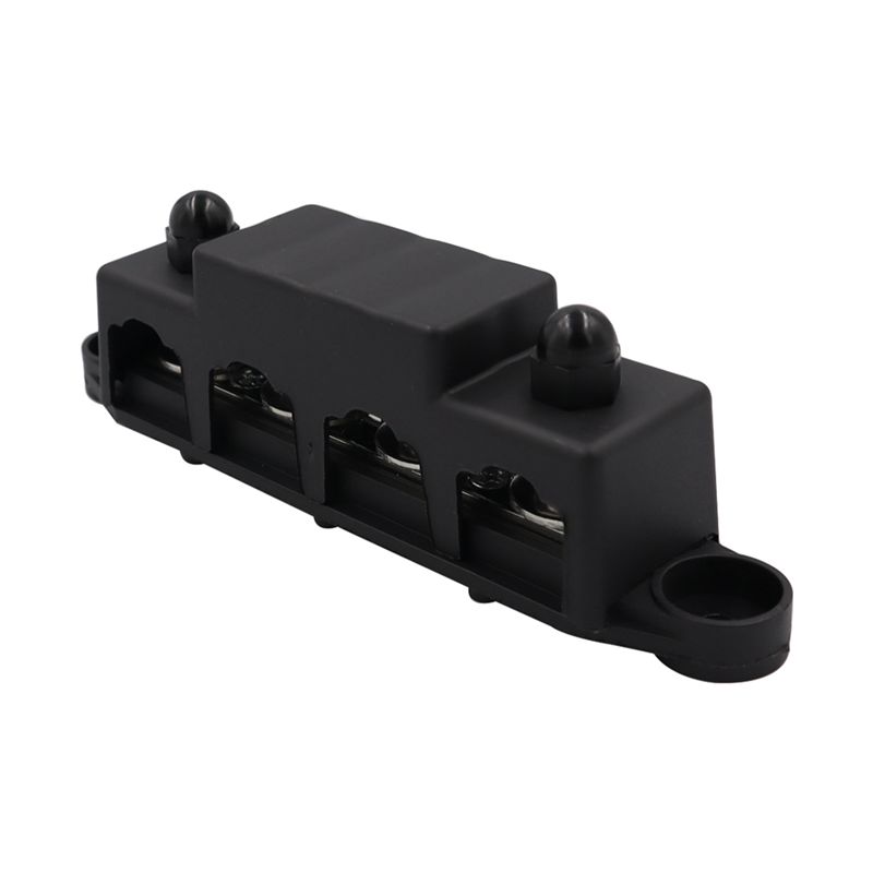RR-48V DC 250A 4 Terminal Studs Busbar Power Distribution For RV Ship Car Marine Cable Organizer Box M8+M10