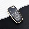 Tpu Car Key Case Cover Shell Fob For Ford Edge Fusion Mustang Explorer F150 F250 F350 Ecosport Protector Car Key Holder Keychain