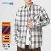 Jeanswest Men's Plaid Long Sleeve Shirt
