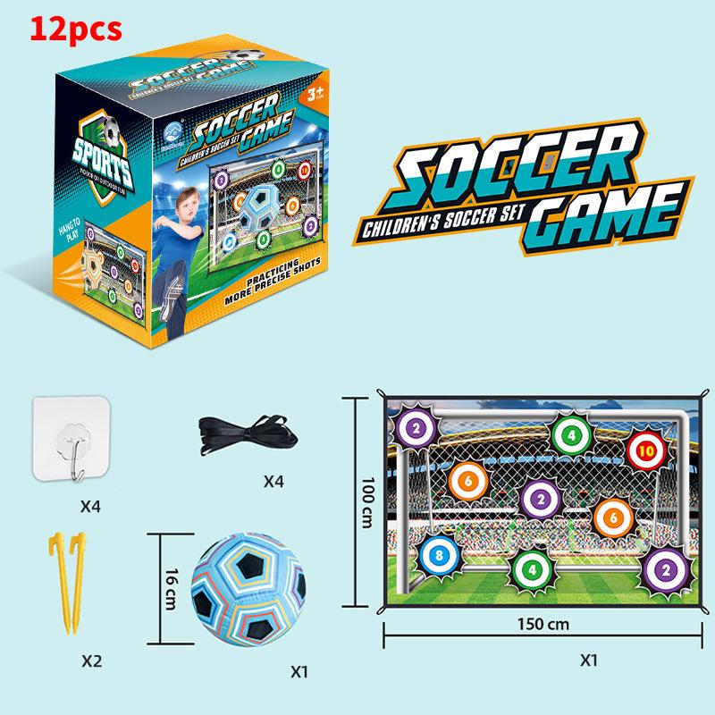 Soccer Kid Ball Game Mat Set Outdoor Indoor Mini Football Training Toys Practice