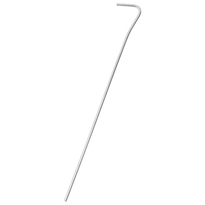 VidaXL Piquets de tente 50 pcs 23 cm Ø3 mm acier galvanisé, piquet de sol, ancrage au sol, piquet de camping résistant, 4009328