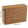 Weaving Storage Basket Wall Corner Storage Laundry Basket Household Balcony Dirty Clothes Basket Easter Baskets