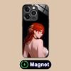 HSR Himeko Glass MagSafe Mobile Phone Case for iPhone 17 16 15 14 13 12 11 Air Pro Max Plus Mini Colorful Cover