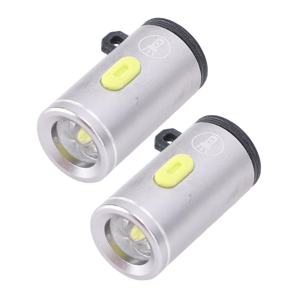 2pcs Small USB LED Lamp Lights LED Flashlight Type C Powered Compatible with Power Bank Laptop Phone Charger Phone for