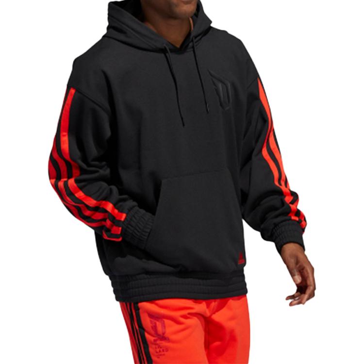adidas Sweatshirts Men's Black Hooded Moderate Regular GL7100