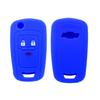 Chevrolet Cruze 3-Button Silicone Key Cover (No Logo) - Soft Rubber for Aveo