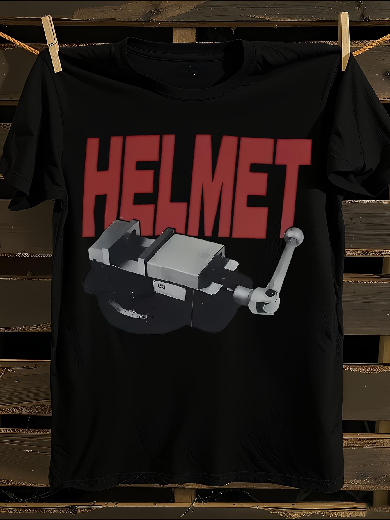 1990s Helmet Rare Band Tshirt XL