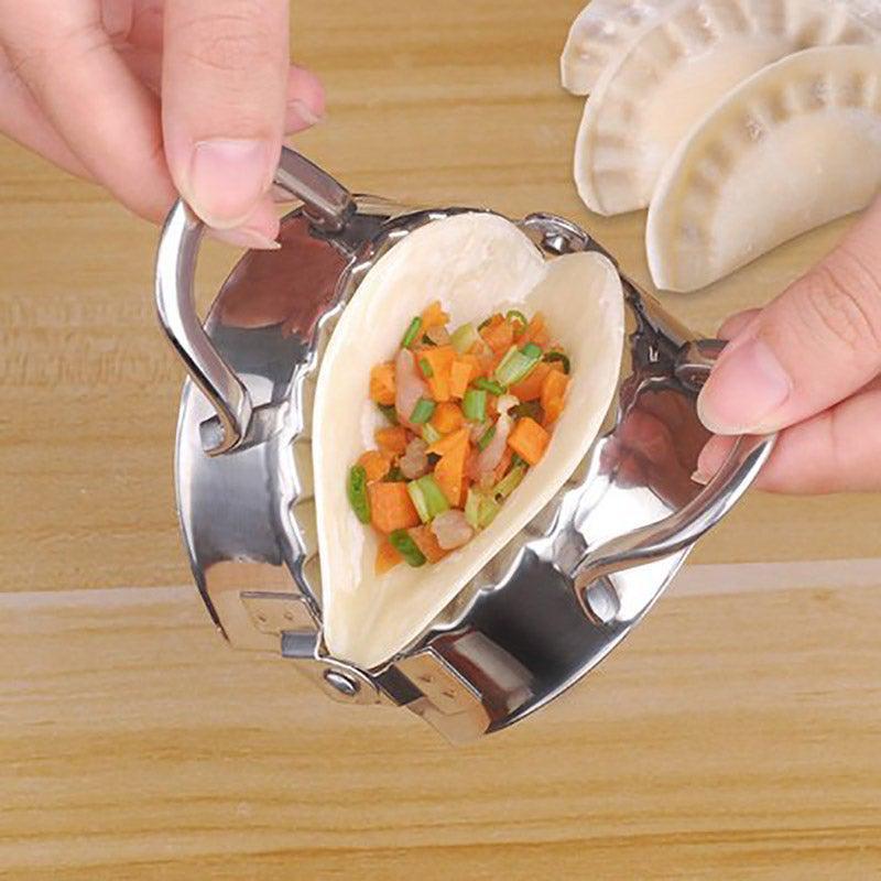 Convenient Home Dumpling Tool 304 Stainless Steel Dumpling Press Mold In Silver