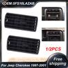 For Jeep Cherokee 1997-2001 For Wrangler TJ 1997-2006 AC Grille 5FS10LAZAB Dashboard Center Air Conditioner Vent Outlet Panel